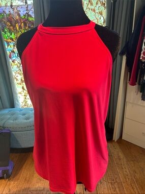 Express Women's Bright Red Halter Tank Top